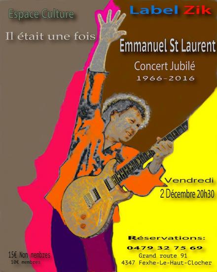 Il était une fois Emmanuel St Laurent (50 ans de carrière)